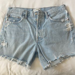 Agolde Parker Long Shorts - Parade 28